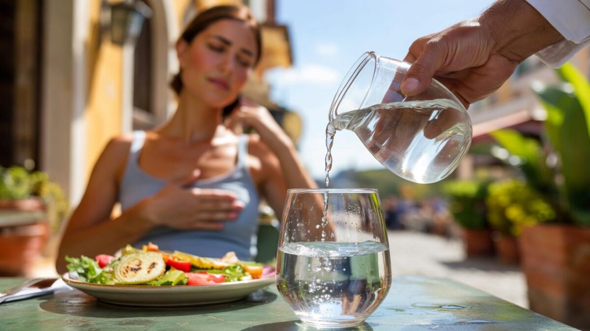 Marta León, experta en salud de la microbiota: "Beber demasiada agua mientras se come puede frenar la digestión"