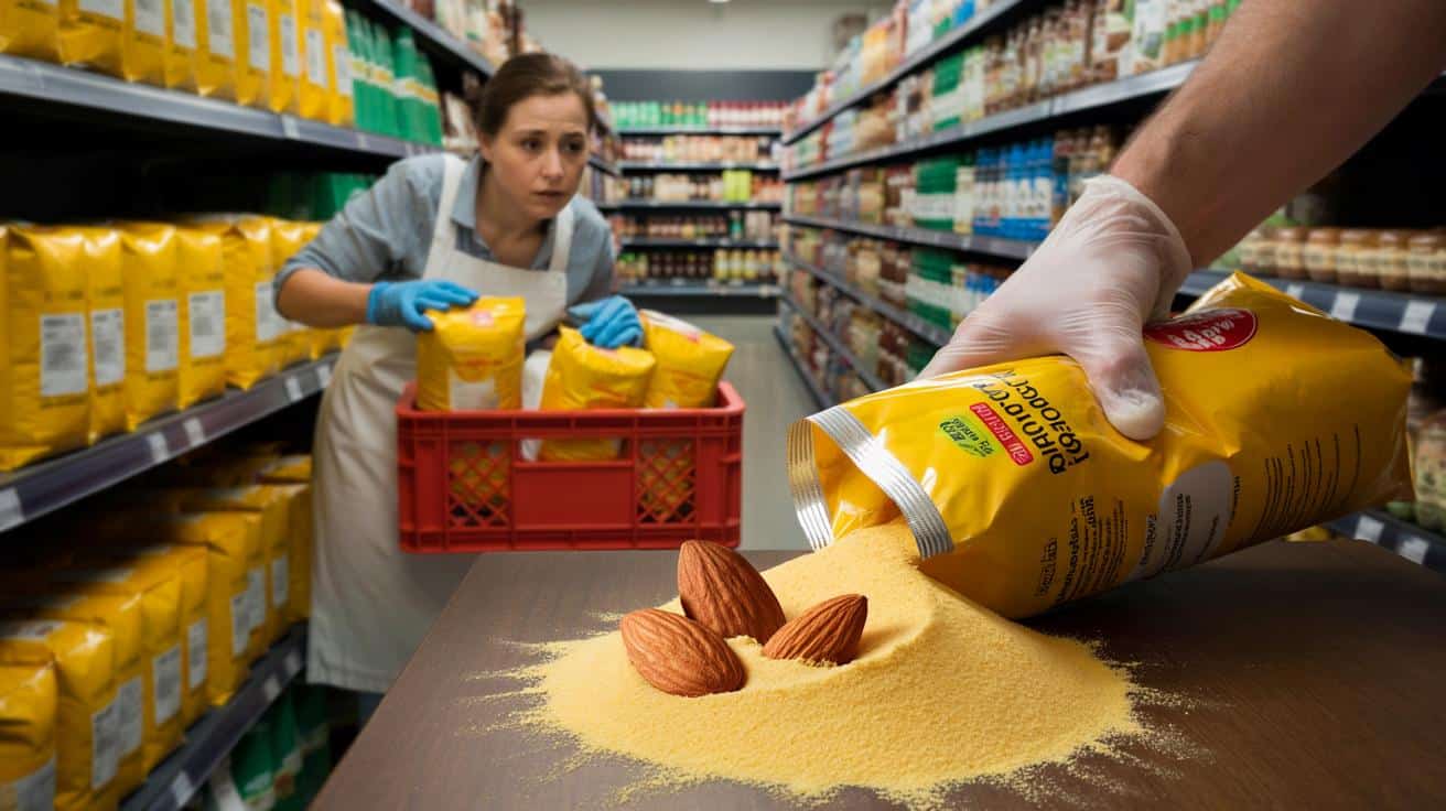 Sanidad retira del mercado harina de maíz por contener almendras no declaradas en el etiquetado
